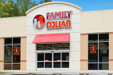 This photo shows a Family Dollar storefront.