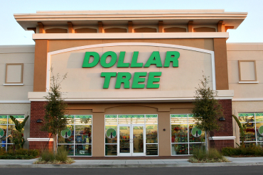 This photo shows a Dollar Tree storefront.